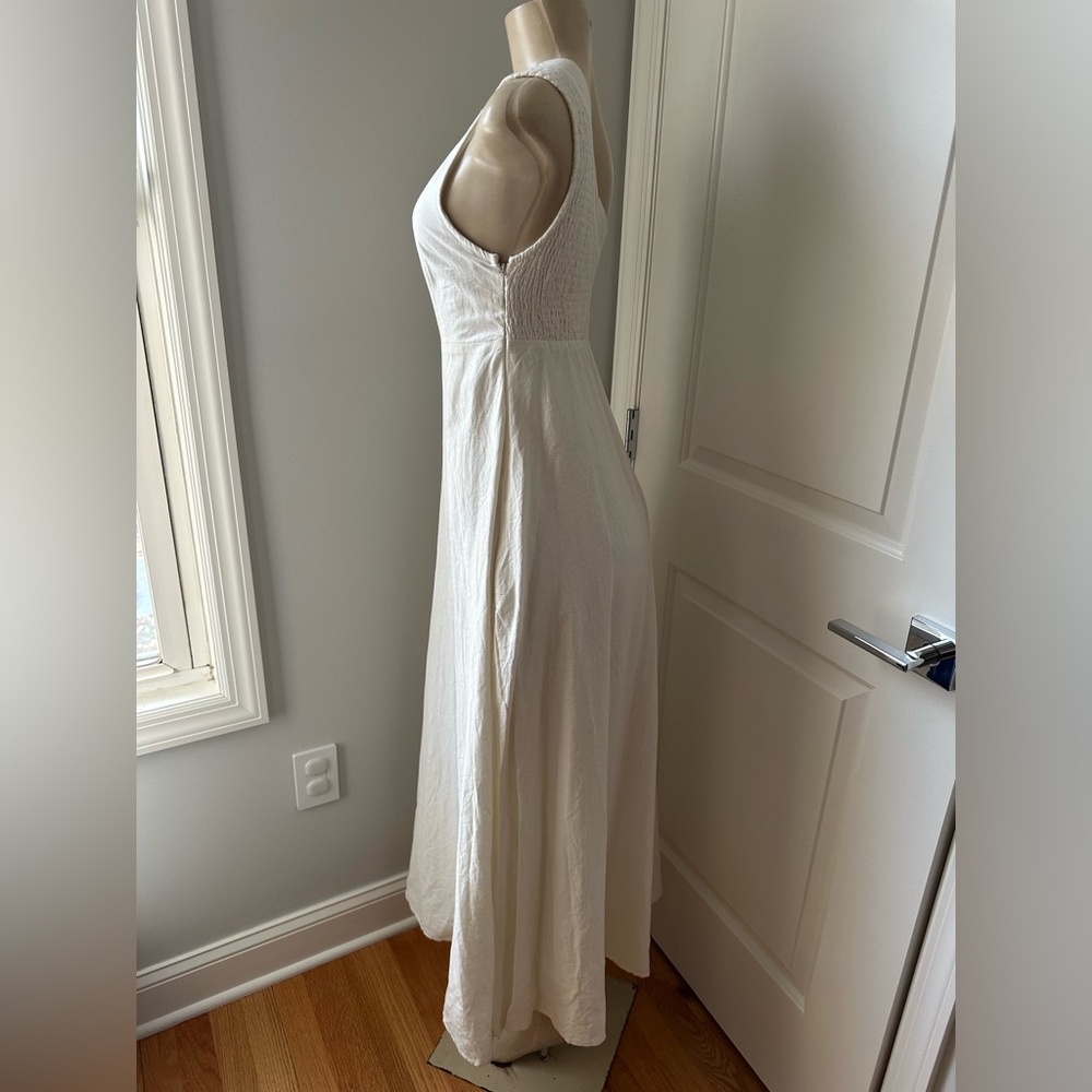 FARM Rio Asymmetrical One-Shoulder White Sundress - Picture 6 of 7